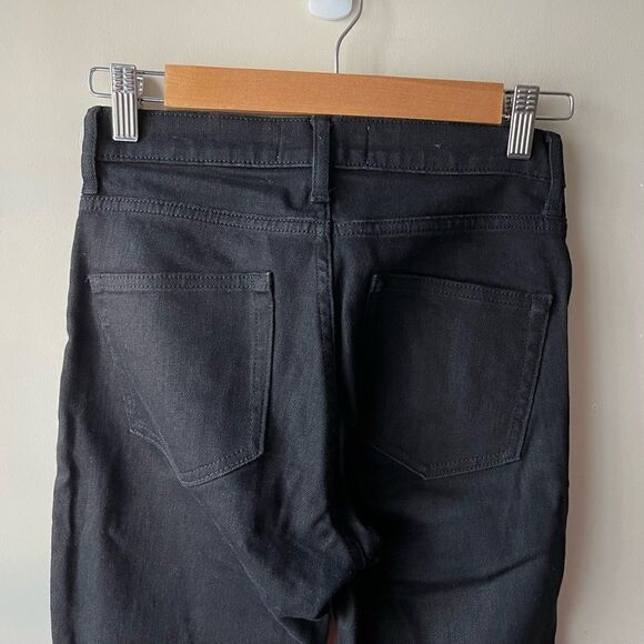 EVERLANE High Rise Skinny Jeans Black 25 - Picture 5 of 12